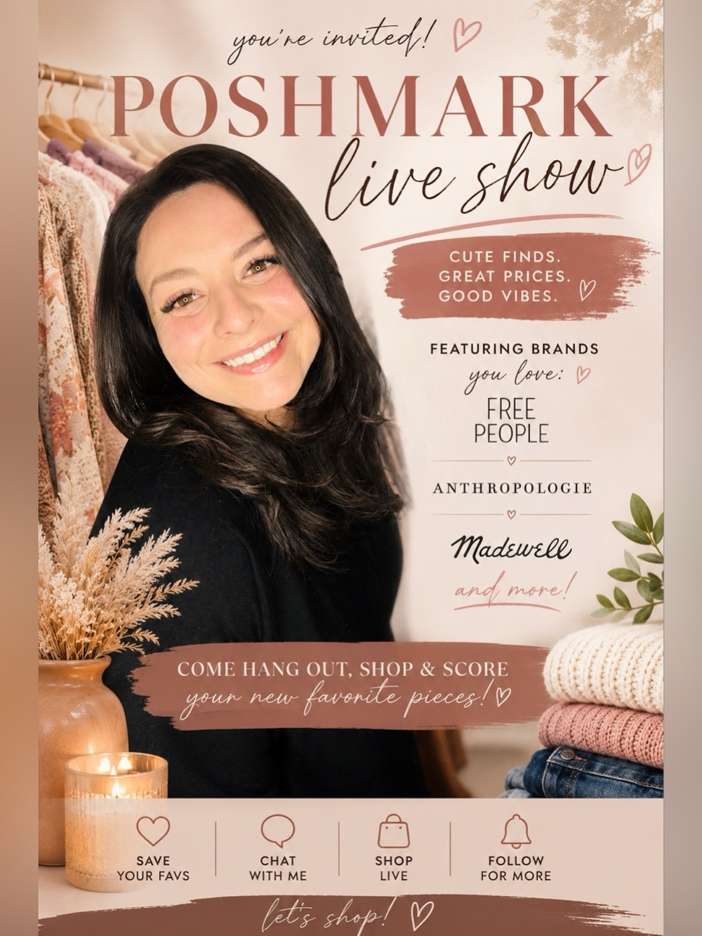 $10 Start Live Show Alert- FP, Anthro, and more luxury brands!